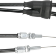 Load image into Gallery viewer, Motion Pro Black Vinyl Throttle Cable - Push/Pull - Husaberg 10-0144 - Side View