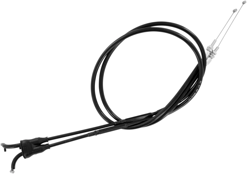 Motion Pro Black Vinyl Throttle Cable - Push/Pull - Kawasaki 03-0348 - Main Product View