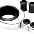 Load image into Gallery viewer, Motion Pro Cable Clamp - Dual - 1-1/4" - 1-1/2" Mounting Diameter - Chrome 11-0042 - Main Product View