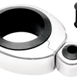 Load image into Gallery viewer, Motion Pro Cable Clamp - Dual - 1-1/8" Mounting Diameter - Chrome 11-0044 - Side View
