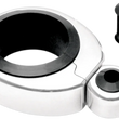 Load image into Gallery viewer, Motion Pro Cable Clamp - Dual - Chrome 11-0050 - Side View