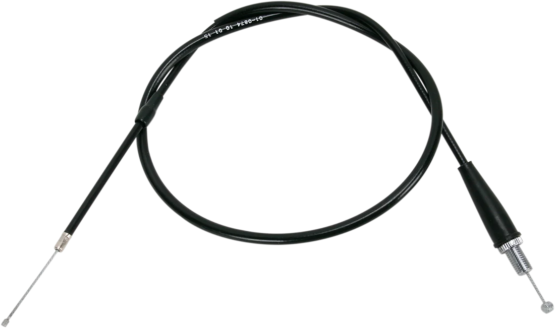 Motion Pro Choke Cable - Honda - Black - Side View