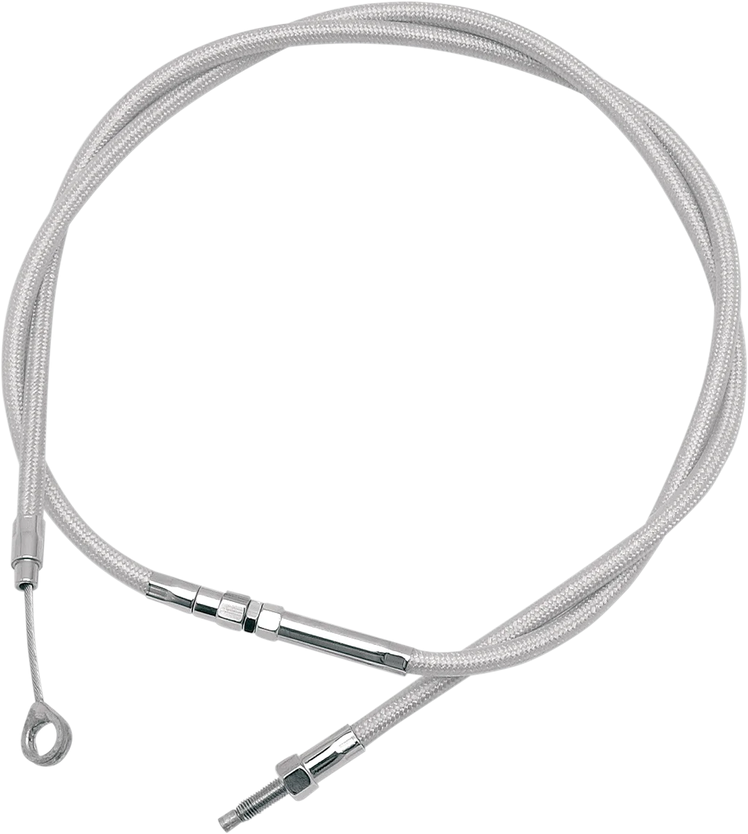 Motion Pro Clutch Cable - Coil Wound - Stainless Steel 66-0072 - Side View