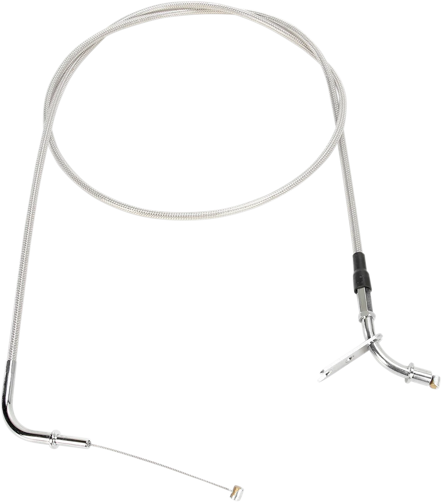 Motion Pro Throttle Cable - Pull - Kawasaki - Stainless Steel 63-0353 - Main Product View