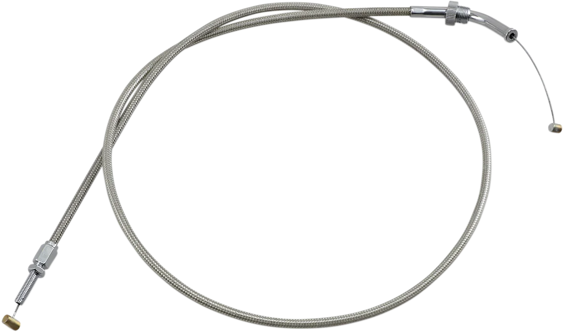 Motion Pro Throttle Cable - Push - Suzuki - Stainless Steel 64-0269 - Side View