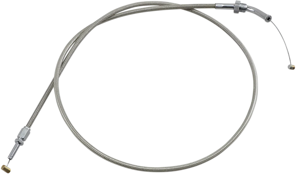 Motion Pro Throttle Cable - Push - Suzuki - Stainless Steel 64-0269 - Side View