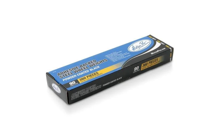 Motion Pro Wheel Weights - Adhesive Stick-On - Black - 1/4 oz - 360 Pack 08-0453