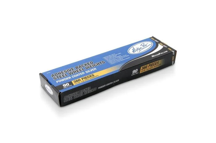 Motion Pro Wheel Weights - Adhesive Stick-On - Silver - 1/4 oz - 360 Pack 08-0452