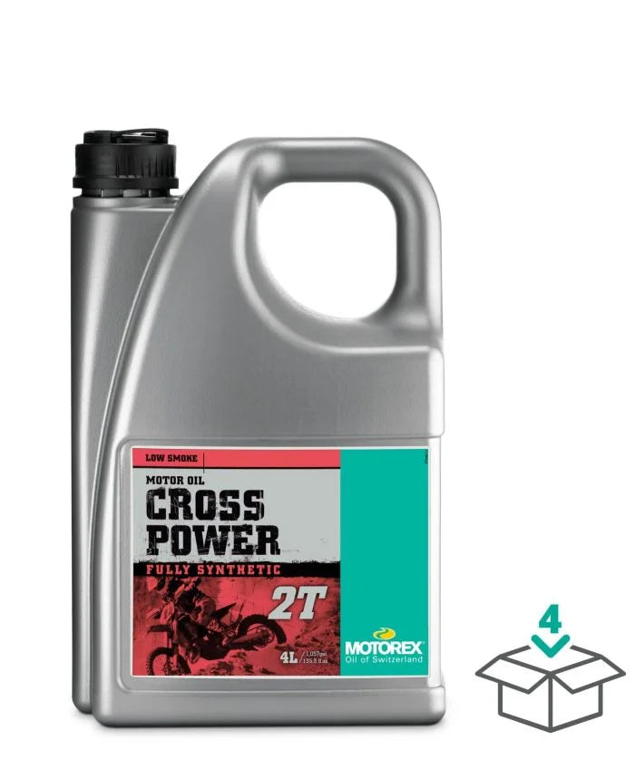 Motorex Cross Power Synthetic 2T Oil - 4L 303359