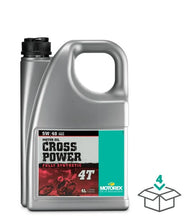 Load image into Gallery viewer, Motorex Cross Power Synthetic 4T Engine Oil - 5W-40 - 4L 305678