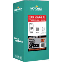Load image into Gallery viewer, Motorex MOTOREX OIL CHANGE KIT TOP SPEED 10W-30 HONDA CRF250R 311249 - Side View