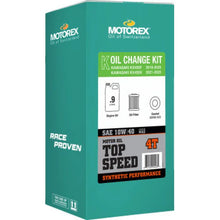 Load image into Gallery viewer, Motorex MOTOREX OIL CHANGE KIT TOP SPEED 10W-40 KAWASAKI KX450F 311248 - Side View