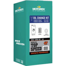 Load image into Gallery viewer, Motorex MOTOREX OIL CHANGE KIT TOP SPEED 10W-40 YAMAHA YZ250F 311243 - Side View