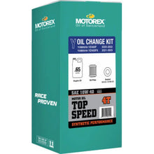 Load image into Gallery viewer, Motorex MOTOREX OIL CHANGE KIT TOP SPEED 10W-40 YAMAHA YZ450F 311244 - Main Product View