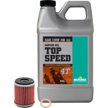 Load image into Gallery viewer, Motorex MOTOREX OIL CHANGE KIT TOP SPEED 10W-40 YAMAHA YZ450F 311246 - Main Product View
