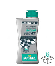 Load image into Gallery viewer, Motorex MOTOREX RACING PRO 4T 0W40, 1 LITER 308255