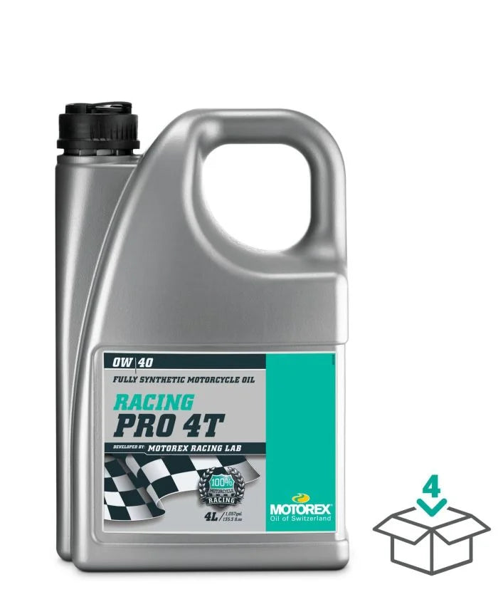Motorex MOTOREX RACING PRO 4T 0W40, 4 LITER 303105
