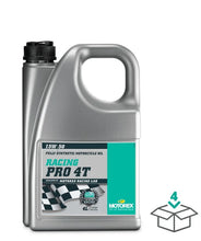 Load image into Gallery viewer, Motorex MOTOREX RACING PRO 4T 15W50, 4 LITER 303106