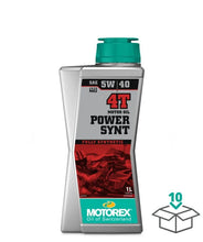 Load image into Gallery viewer, Motorex Power Synt 4T Engine Oil - 5W-40 - 1L 308093