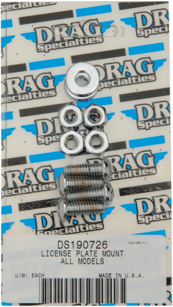 Mount Bolt Set - Socket Head - License Plate DragSpecialties MK190 - Main Product View