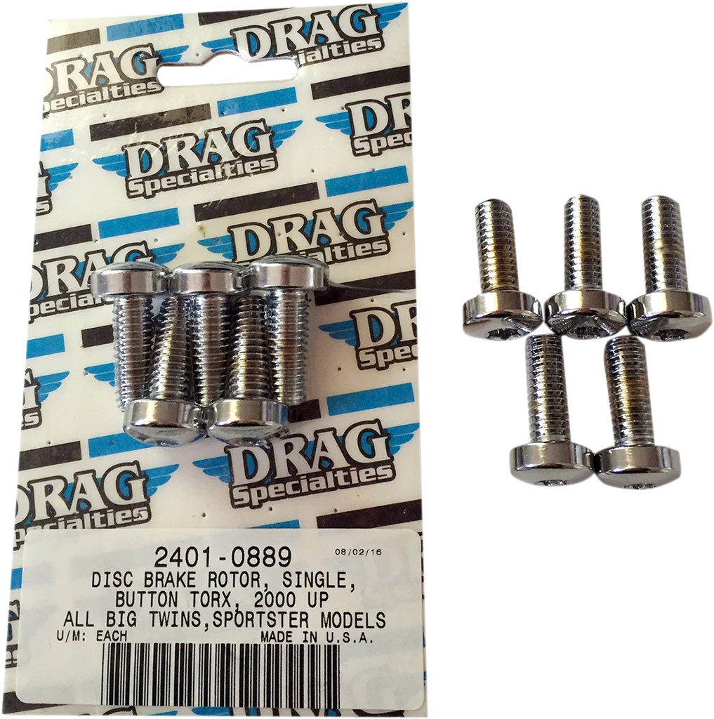 Mounting Kit - Rotor to Hub - Front - Chrome DragSpecialties MK771 - Main Product View