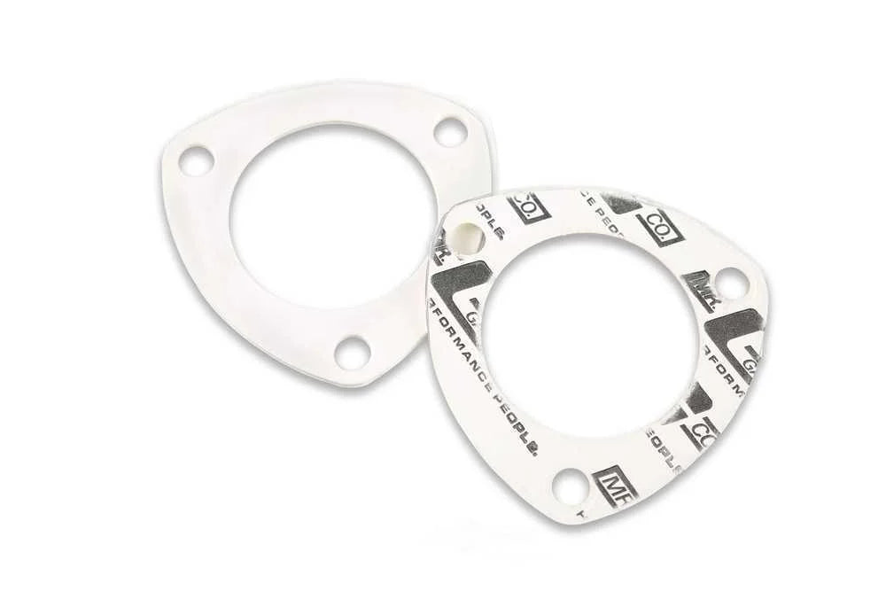 Mr Gasket 2-1/2 Inch I.D. 3-Bolt Round Header Collectors 76C - Detail View