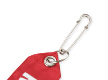 Load image into Gallery viewer, Mr Gasket 2 Inch x 16 Inch Red Remove Before Flight Streamer - Side View