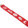 Load image into Gallery viewer, Mr Gasket 2 Inch x 16 Inch Red Remove Before Flight Streamer - Back View