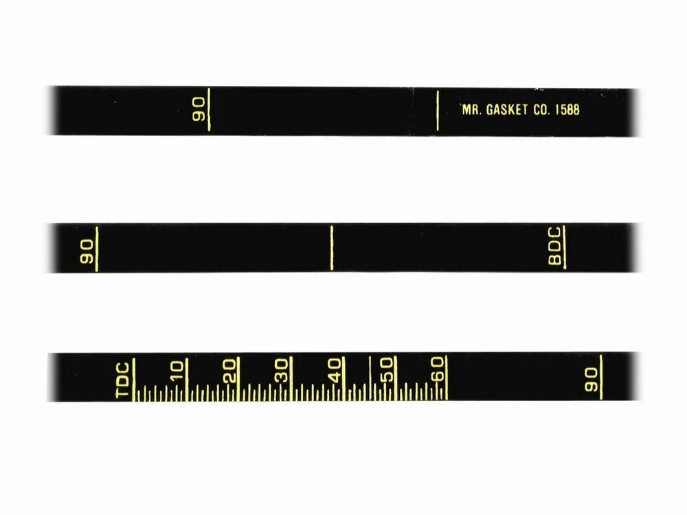 Mr Gasket 6-3/4in Timing Tape 1588 fits SBC