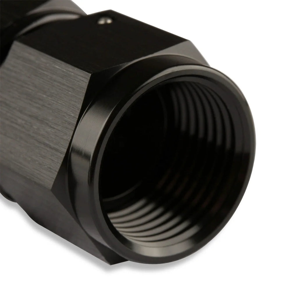 Mr Gasket AN Female Swivel - 6061 Aluminum Construction 415108-BL - Detail View