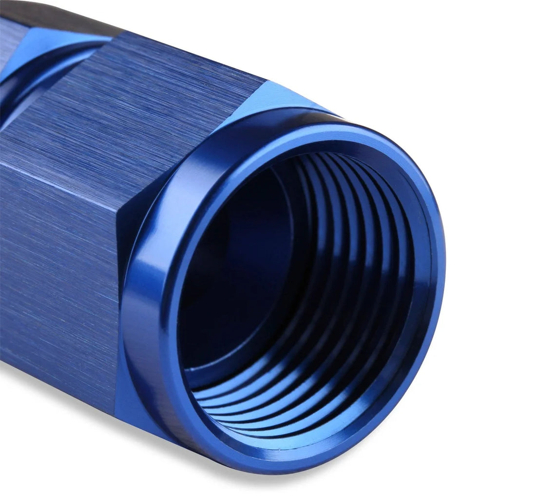 Mr Gasket AN Female Swivel - 6061 Aluminum Construction 415110 - Side View
