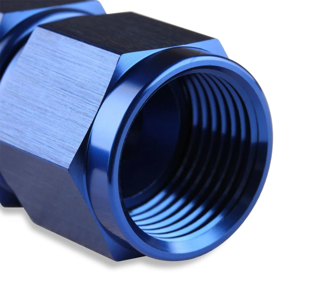 Mr Gasket AN Female Swivel - 6061 Aluminum Construction 415110 - Detail View