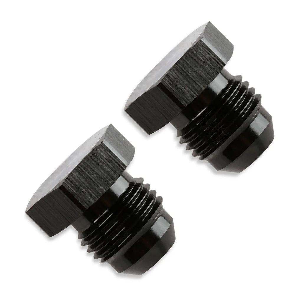 Mr Gasket AN Flare Plug - 6061 Aluminum Construction 480606-BL - Main Product View