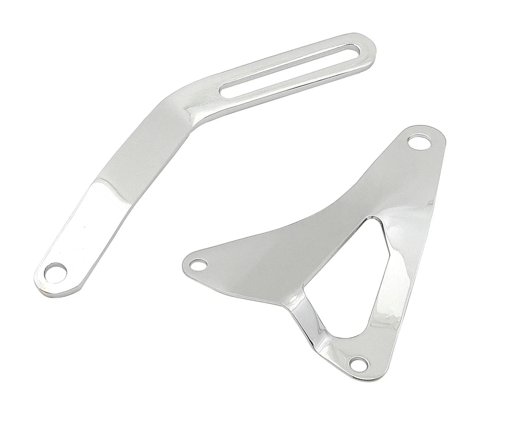 Mr Gasket Alternator Bracket - Chrome fits 1965-1969 Ford / Mercury