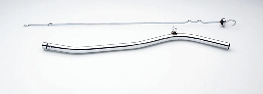 Mr Gasket Automatic Transmission Dipstick & Tube - Chrome fits 1950-1951 1953-1973 Chevrolet Bel Air / Biscayne / Blazer /...