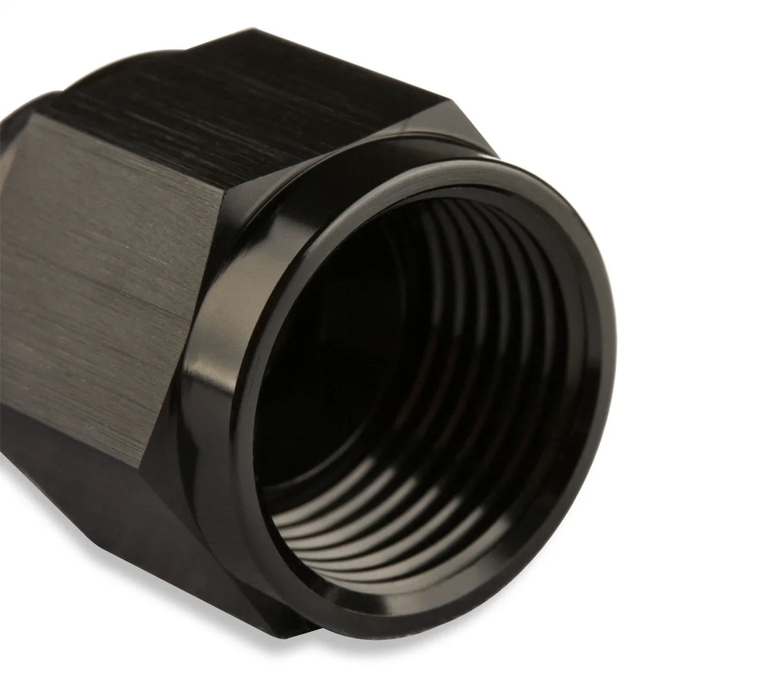 Mr Gasket CLEARANCE ITEM / ALL SALES FINAL - AN Cap - 6061 Aluminum Construction 492910-BL - Detail View
