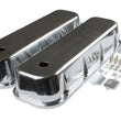 Load image into Gallery viewer, Mr Gasket Cast Aluminum Tall Valve Covers - Polished fits 1965-2000 Chevrolet / GMC - Main Product View