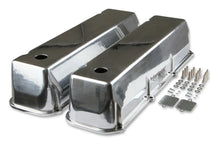 Load image into Gallery viewer, Mr Gasket Cast Aluminum Tall Valve Covers - Polished fits 1968-1997 Ford / Lincoln / Mercury - Main Product View
