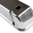 Load image into Gallery viewer, Mr Gasket Cast Aluminum Tall Valve Covers - Polished fits 1968-1997 Ford / Lincoln / Mercury - Back View