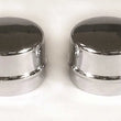 Load image into Gallery viewer, Mr Gasket Chrome Dust Caps 2485 fits 1971-1972 AMC Javelin / 1976 AMC Pacer / 1966 Chevrolet Bel Air, Corvair / 1970 Chevr...
