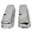 Load image into Gallery viewer, Mr Gasket Chrome Tall-Style Valve Covers without Baffle 9802 fits 1975 Chevrolet Bel Air, Impala, Caprice Classic, Caprice...