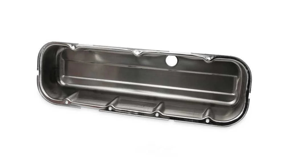 Mr Gasket Chrome Tall-Style Valve Covers without Baffle 9802 fits 1975 Chevrolet Bel Air, Impala, Caprice Classic, Caprice...