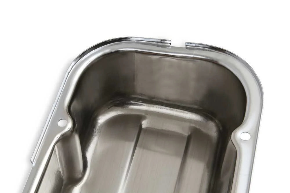 Mr Gasket Chrome Tall-Style Valve Covers without Baffle 9802 fits 1975 Chevrolet Bel Air, Impala, Caprice Classic, Caprice...