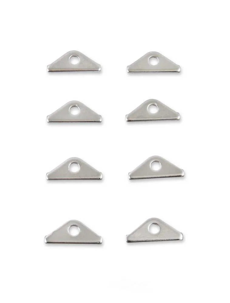 Mr Gasket Custom short style, 1/4 Inch Diameter Holes, 8 in a set. 9899 - Side View
