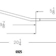 Load image into Gallery viewer, Mr Gasket Engine Oil Dipstick &amp; Tube - Chrome fits 1965-1980 1992 Buick / Oldsmobile / Pontiac - Side View