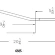 Load image into Gallery viewer, Mr Gasket Engine Oil Dipstick &amp; Tube - Chrome fits 1965-1980 1992 Buick / Oldsmobile / Pontiac - Side View