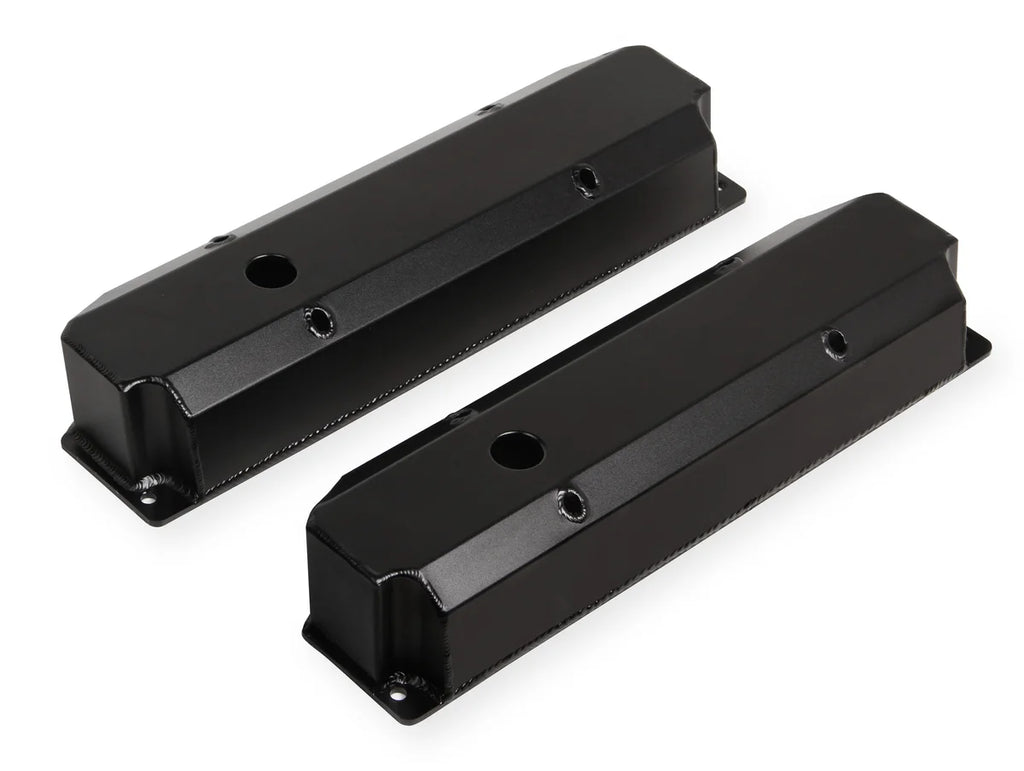 Mr Gasket Fabricated Aluminum Valve Covers - Side View