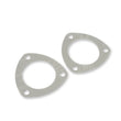 Load image into Gallery viewer, Mr Gasket Fits 2-1/2 Inch Diameter 3-Bolt Round Header Collectors 7420G - Back View
