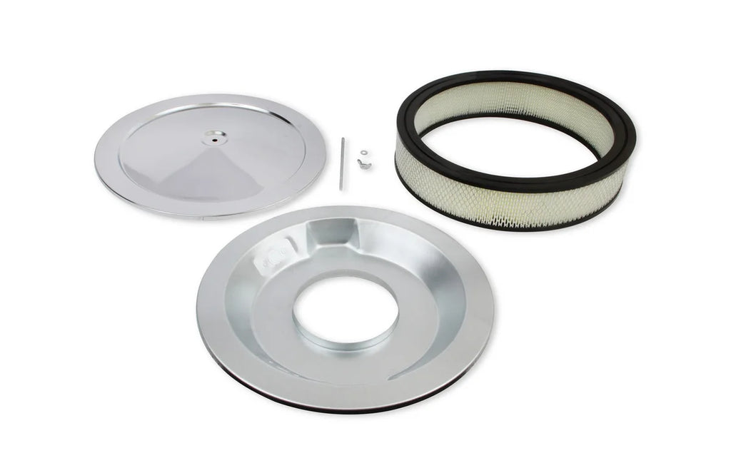 Mr Gasket Fits 2, 3, and 4 Barrel Carburetors with 5-1/8 Inch Neck 9790 - Installation View