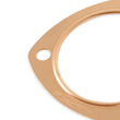 Load image into Gallery viewer, Mr Gasket Fits 3 Inch Diameter 3-Bolt Round Header Collectors 7177C - Side View